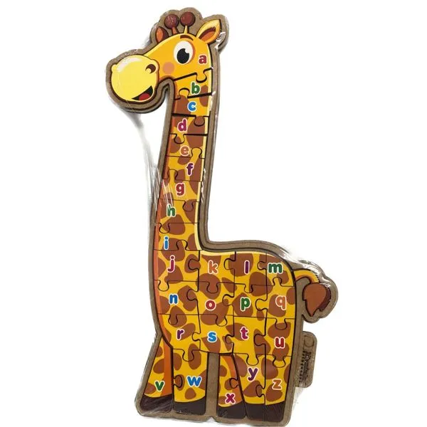 Quebra-Cabeça Girafa Alfabética - Maninho Brinquedos 31.7