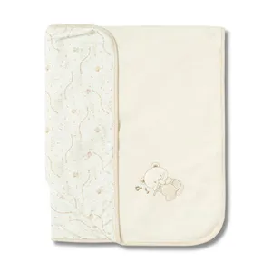 Manta De Soft Hug Canção De Ninar Bege Único