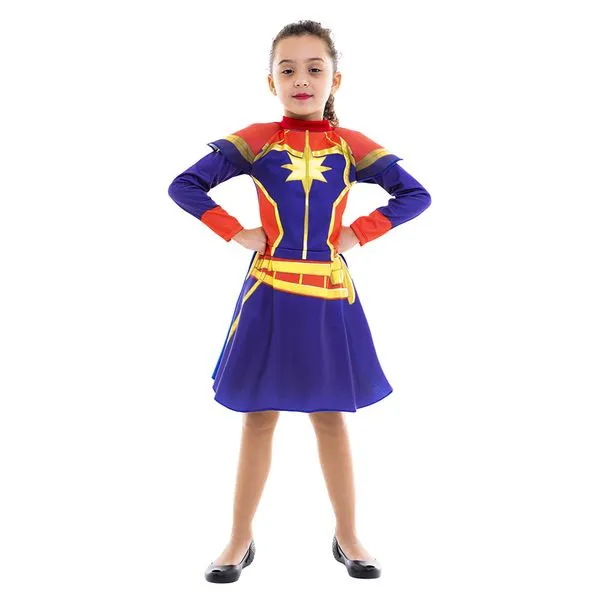 Fantasia Infantil - Disney - Marvel - Capitã Marvel - Clássica - Regina Festas - G