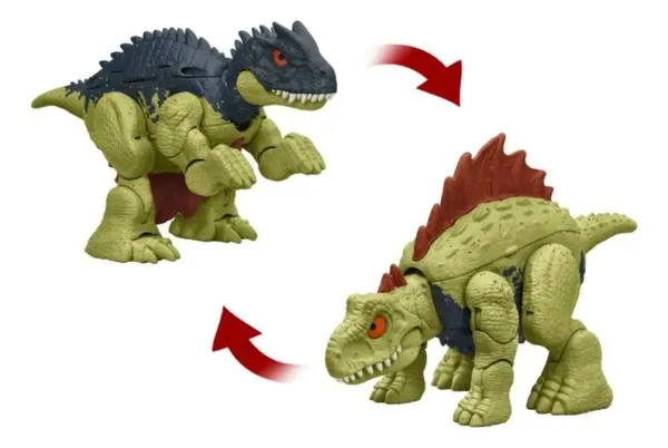 Boneco Jurassic World Allosaurus E Dimetrodon 2 Em 1 Mattel