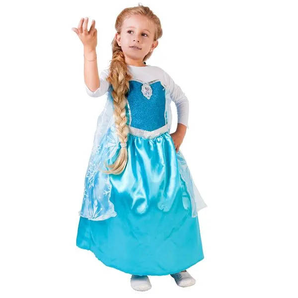 Fantasia Infantil Frozen - Princesa Elsa - Regina Festas - G - Disney Fantasia Infantil Frozen - Princesa Elsa - Regina Festas - P