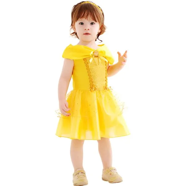 Fantasia Luxo - Princesa Dourada Bebê - Sulamericana - P