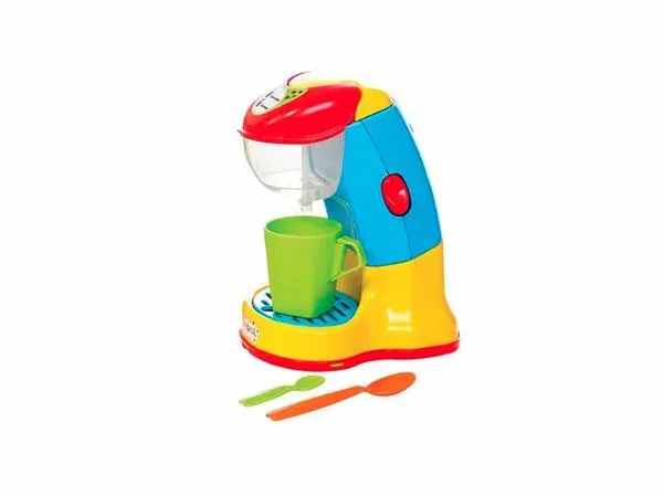 Cafeteira Expresso Infantil Colorida 13 Peças Maral