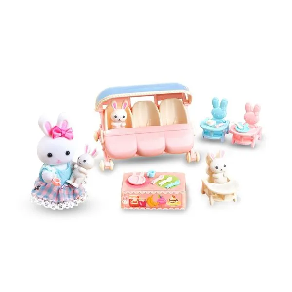 Casinha Feliz - Kit Baby - Carrinho de Trigêmeos Zp01378 - Zoop Toys