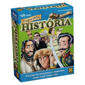 Jogo De Tabuleiro - Viagem Pela História - De 03 a 04 Participantes - Grow