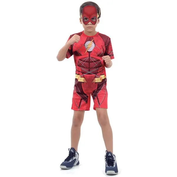 Fantasia Infantil com Músculos - DC Comics - The Flash - Sulamericana - P