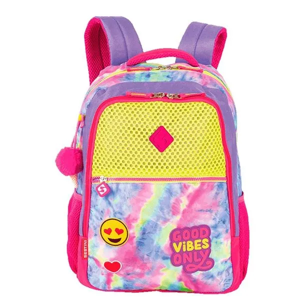 Mochila de Costas Sestini X Good Vibes Colorido Único