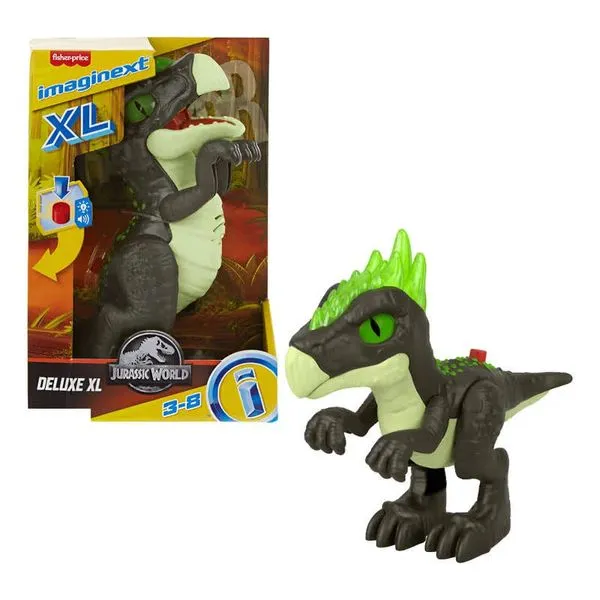 Jurassic World Dinossauro Imaginext  Xl Deluxe Som e Luz - Mattel