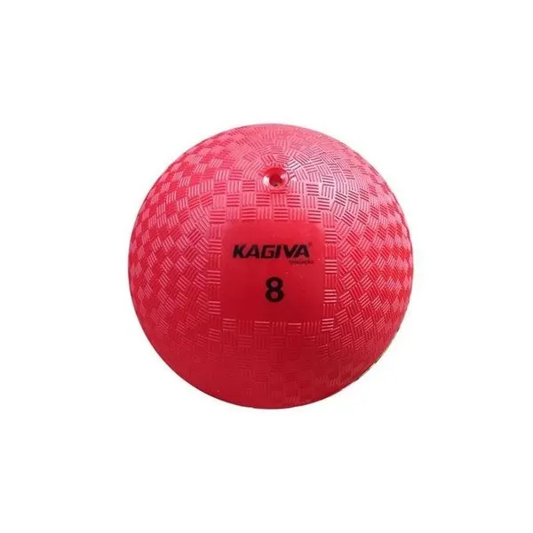 Bola Iniciação Kagiva Borracha Nº8 Vermelho