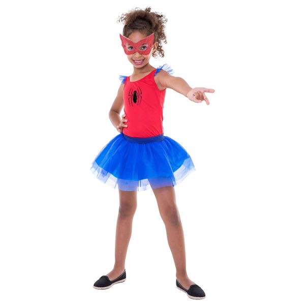 Fantasia Infantil - Pop - Disney - Marvel - Spider-Man - Spider Girl - Regina Festas - G