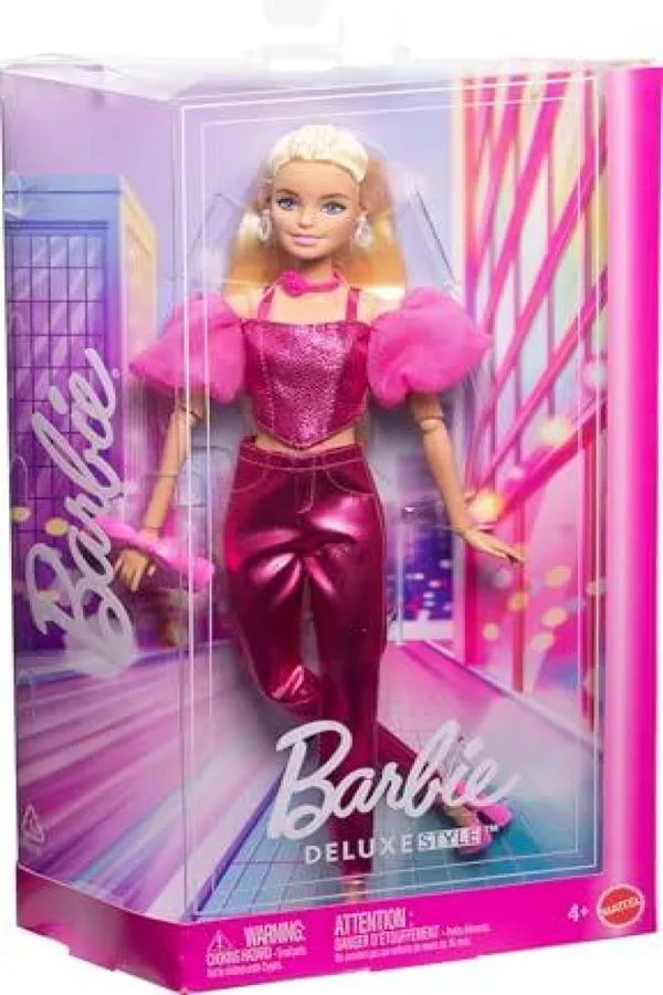 Barbie Fashion Deluxe Conjunto Rosa Metálico Mattel JFP40