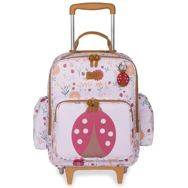 Mochila de Rodinhas MasterBag Joaninha Rosa Único