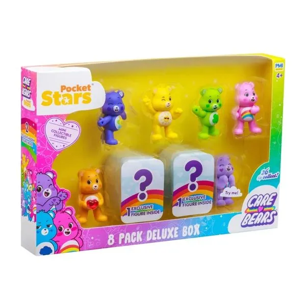Pack 8 Figuras Ursinhos Carinhosos Sunny Pocket Stars Com Surpresas