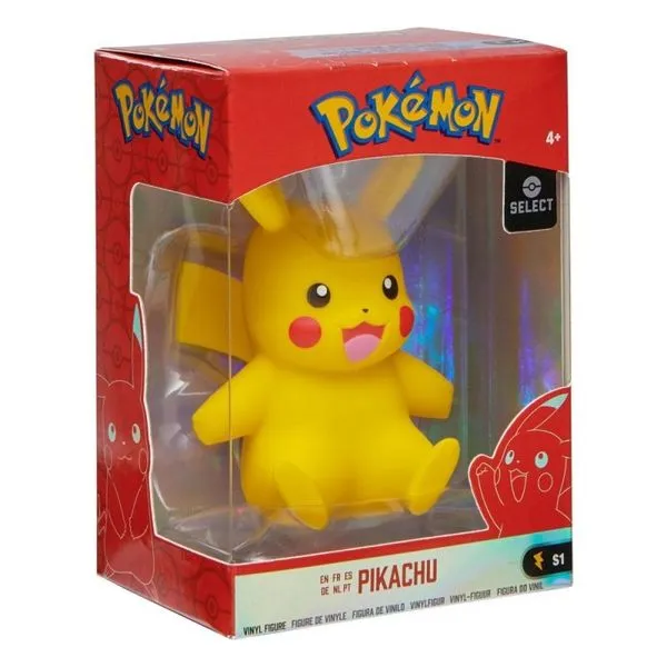 Action Figure Pikachu - Figura de Vinil 11 cm - Pokémon Select - Jazwares