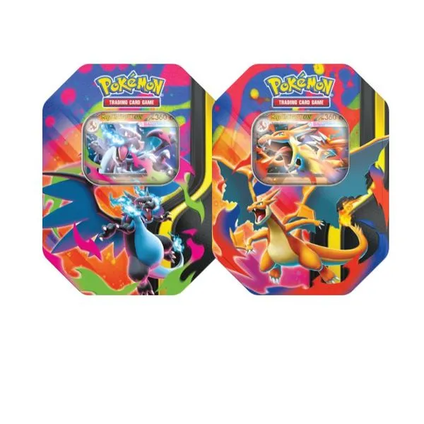 Jogo De Cartas - Pokémon TCG - Mega Charizard Tin - Inglês - Galápagos