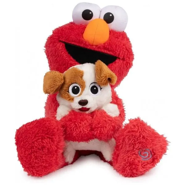 Pelúcia Elmo Street e Tango para Crianças Maiores de 1 Ano, e, GUND 6061151, Vermelho 110v