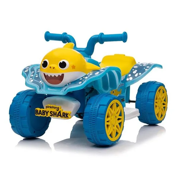 Quadriciclo Elétrico Infantil - Baby Shark - 6V - Bang Toys