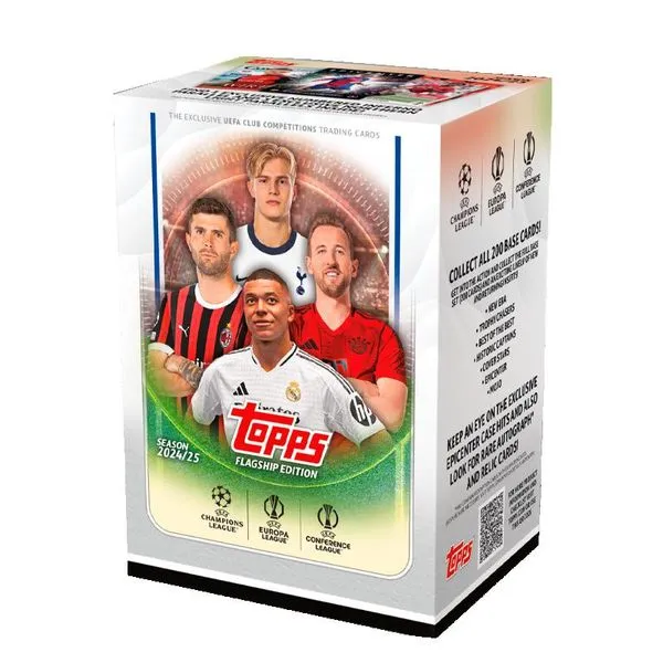 Jogo De Cartas - Cards Colecionáveis UCC Superstars 2024/25 - Value Box - 56 Cartas - Topps