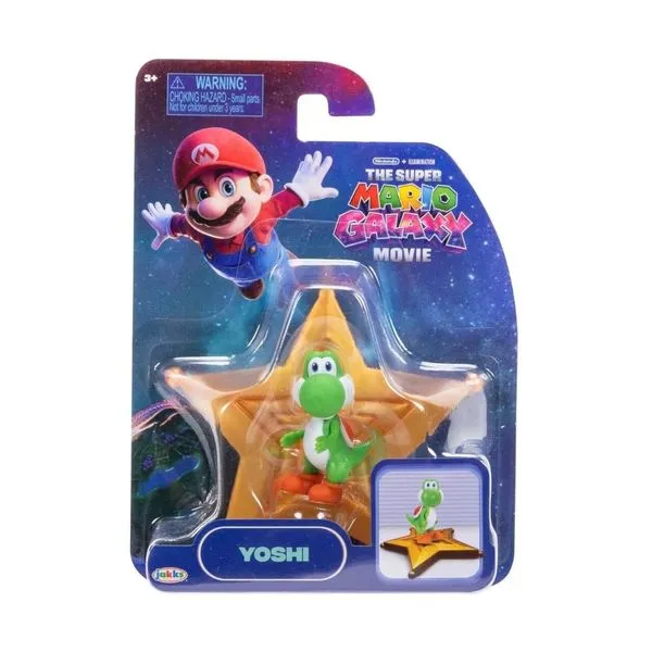 Boneco Mini Figura Yoshi 4cm Filme Super Mario Galaxy - Sunny