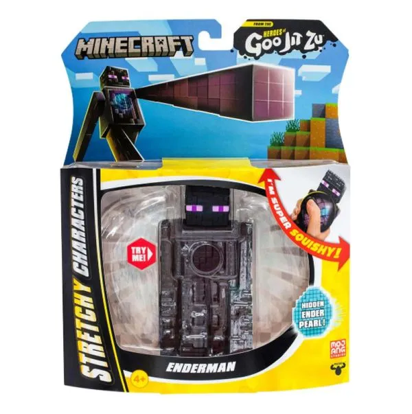 Goo Jit Zu Boneco Enderman de 13cm Minecraft Sunny 4494