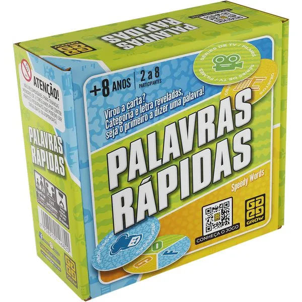 Jogo De Cartas - Palavras Rápidas - Grow