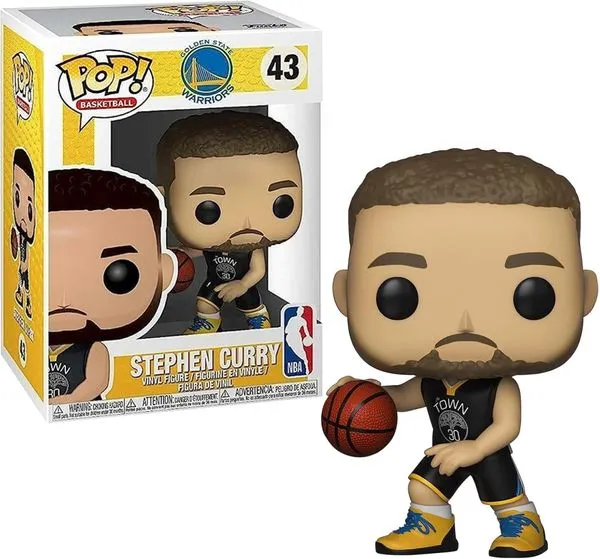 Funko Pop Basketball Stephen Curry 43 Golden State Warriors NBA