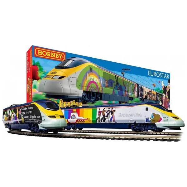 Conjunto de Trem Trenzinho Elétrico Escala HO, HORNBY R1253T, Amarelo 110v