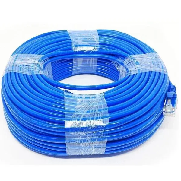 Cabo De Rede Cat 5 Patch Cord De 50 Metros Ethernet Montado