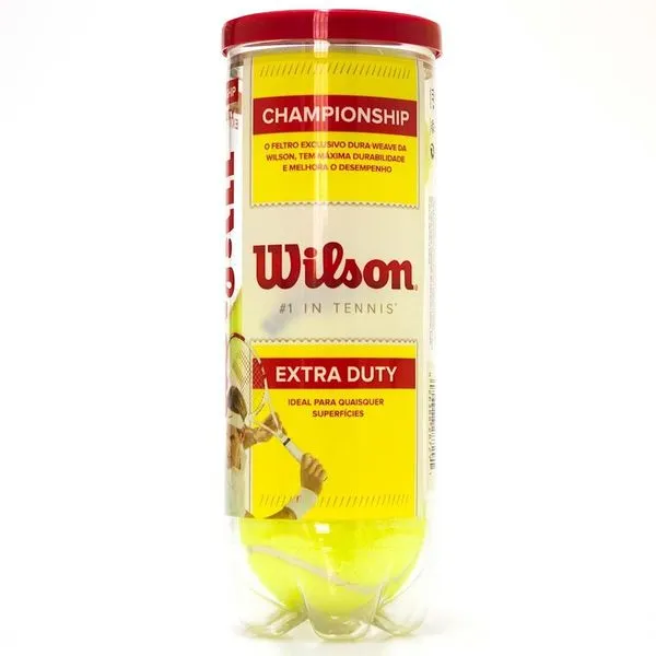 Bolas de Tênis - 3 Unidades - Champion Duty - Wilson