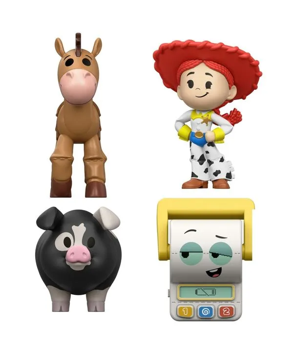 Pack c/ 4 Mini Bonecos Toy Story 5 - Rancho Familiar da Blaze - 4 cm - Mattel