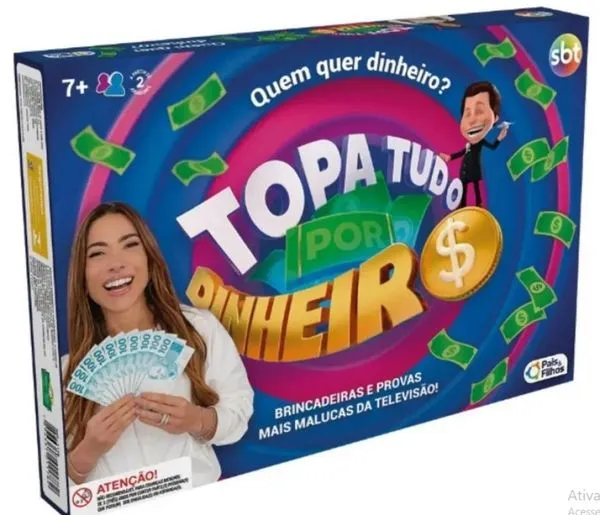 JOGO TOPA TUDO POR DINHEIRO - PAIS E FILHOS
