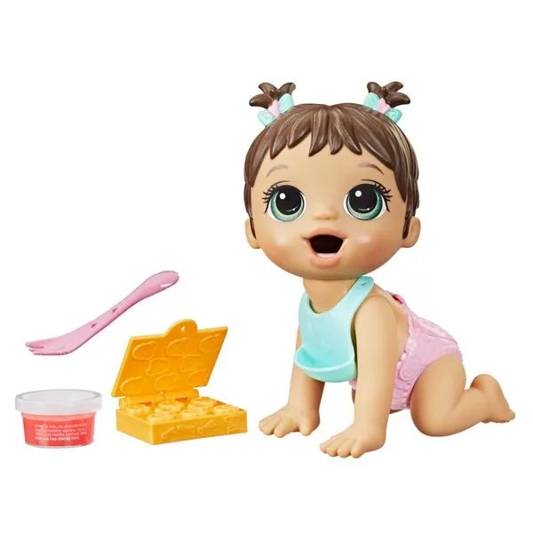 Boneca Baby Alive - Hora da Papinha - Morena - 20 cm - F2618 - Hasbro