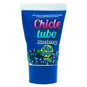 Goma de Mascar - Chicle Tubo - Sortido - Kids Zone