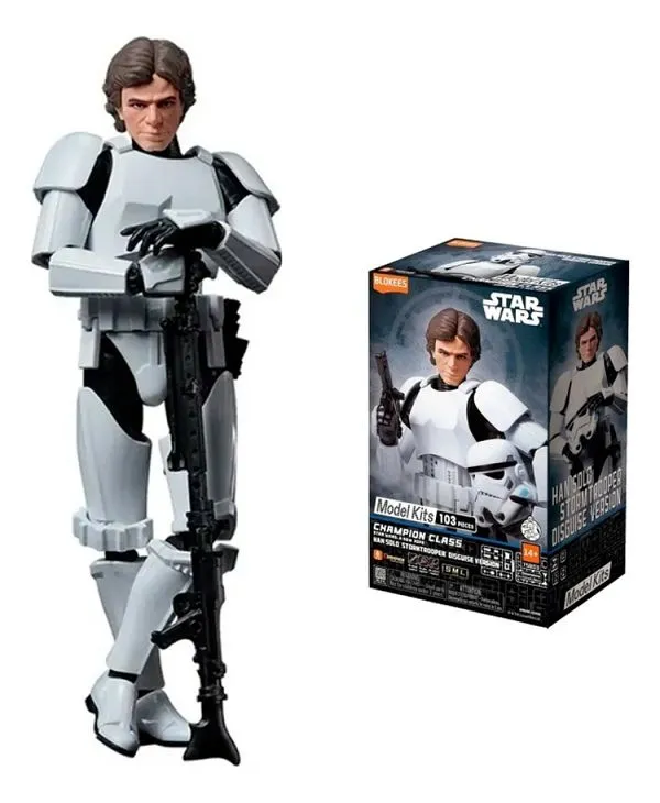Blokees Model Kit Champion Class Star Wars 03 Han Solo Stormtrooper Disguise 16 Cm - 103 peças