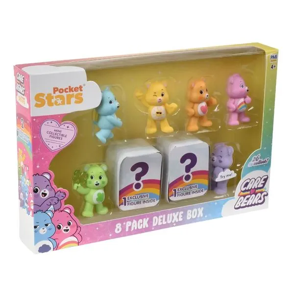Pack 8 Figuras Ursinhos Carinhosos Sunny Pocket Stars Com Surpresas