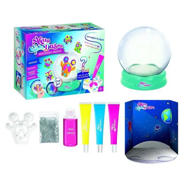 Conjunto de Pintura - Aquadrabra - Globo de Água Monstros - New Toys
