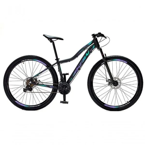 Bicicleta Aro 29 Krw Alumínio 24 Vel Freio A Disco Suspensão Dianteira S1 15.5