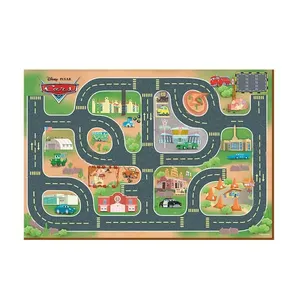 Conjunto - Disney - Tapete Veículos E Acessórios Carros - Toyng
