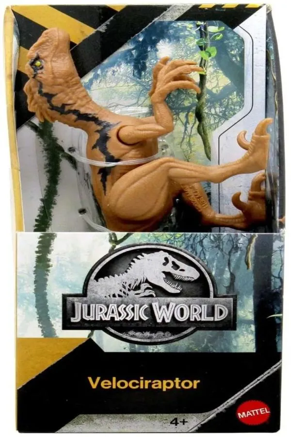 Boneco Velociraptor Jurassic World 15 Cm Mattel - JKT64