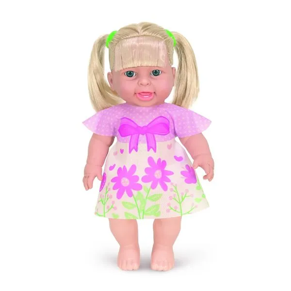 Boneca Bebê Angelina Girls Aprendendo Inglês Milk Brinquedos