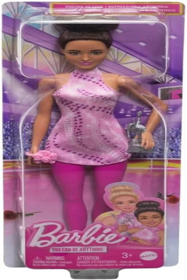 Boneca Barbie Profissões Patinadora Artística Mattel DVF50