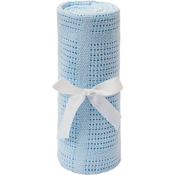 Mantinha de Tricô Azul Buba Único