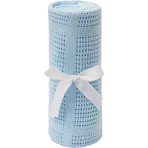 Mantinha de Tricô Azul Buba Único