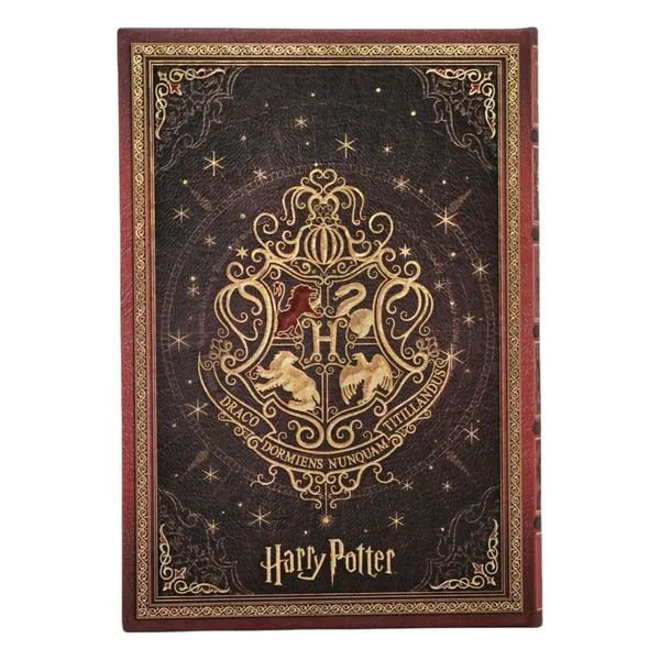 Caderno Paperblanks Harry Potter Gryffing Jornaul Midi