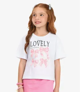 Blusa Feminina Meia Malha Rovi Kids Branco 12