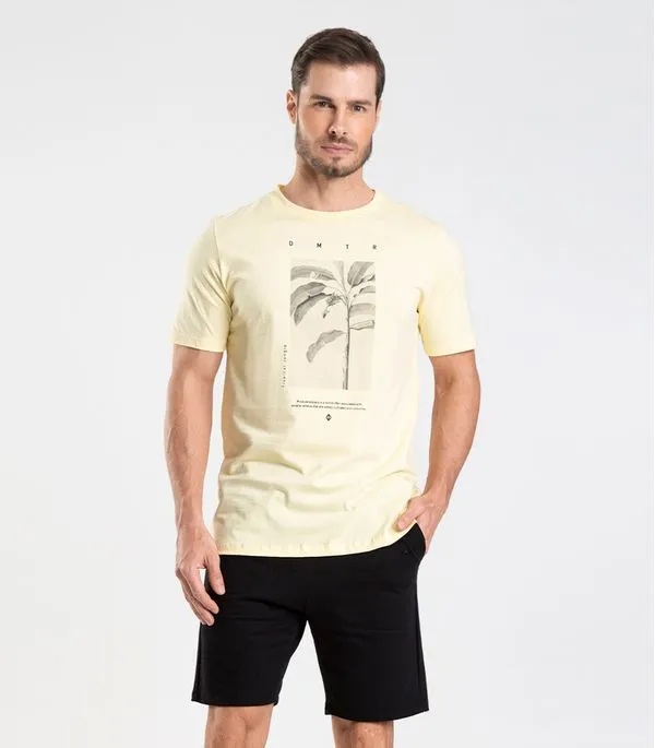 Bermuda em Moletom Masculina Diametro Preto GG