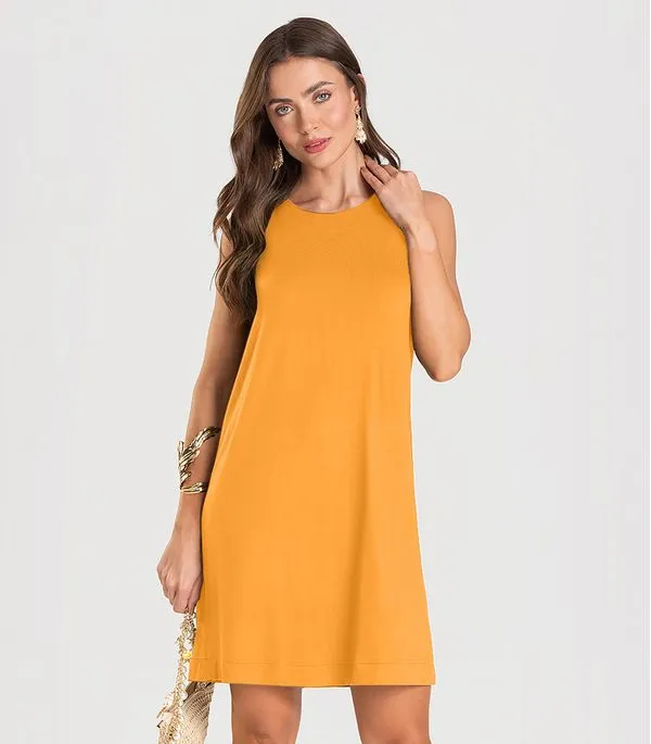 Vestido Feminino Curto Dianna Amarelo M