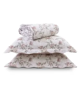 Kit Cobre Leito Matelassê Solteiro Appel Rosa UN / Rosa