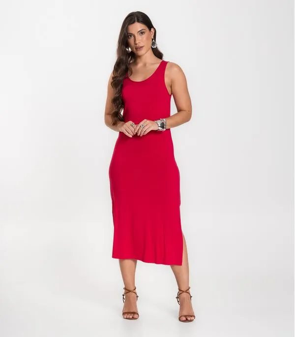 Vestido Midi Feminino Select Pitanga GG