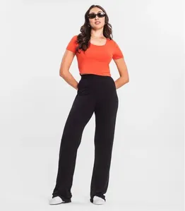 Calça Pantalona Feminina Rovitex Preto XGG